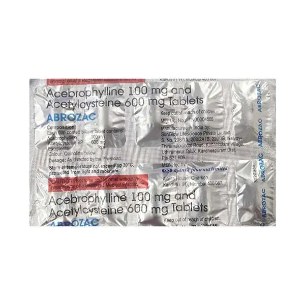 Abrozac 100mg/600mg Tablet